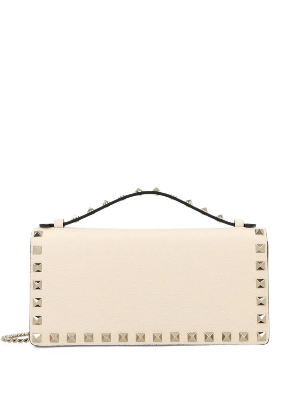 Valentino Garavani Clutch con dettaglio Rockstud - Toni neutri