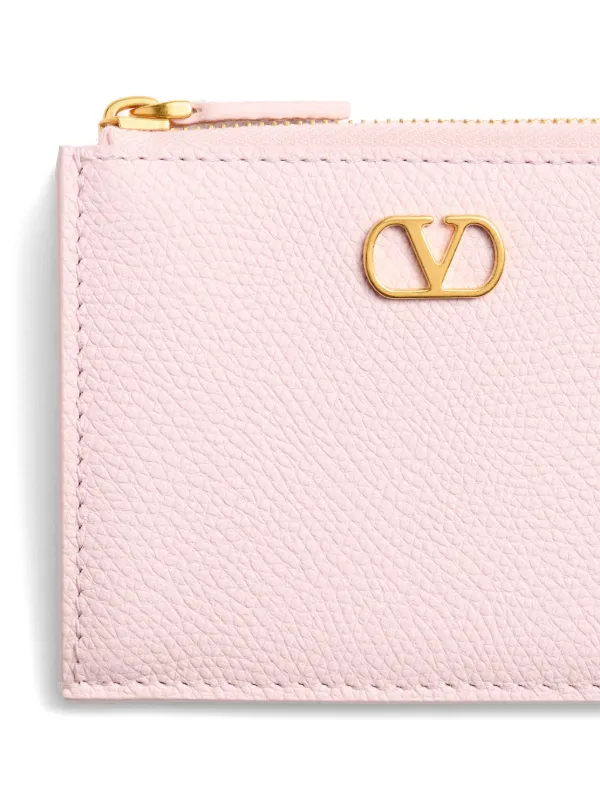 ★送料・関税込★VALENTINO★Vロゴ シグネチャー カードケース★ Vロゴ シグネチャー カードホルダー for メンズ インチ ブラック