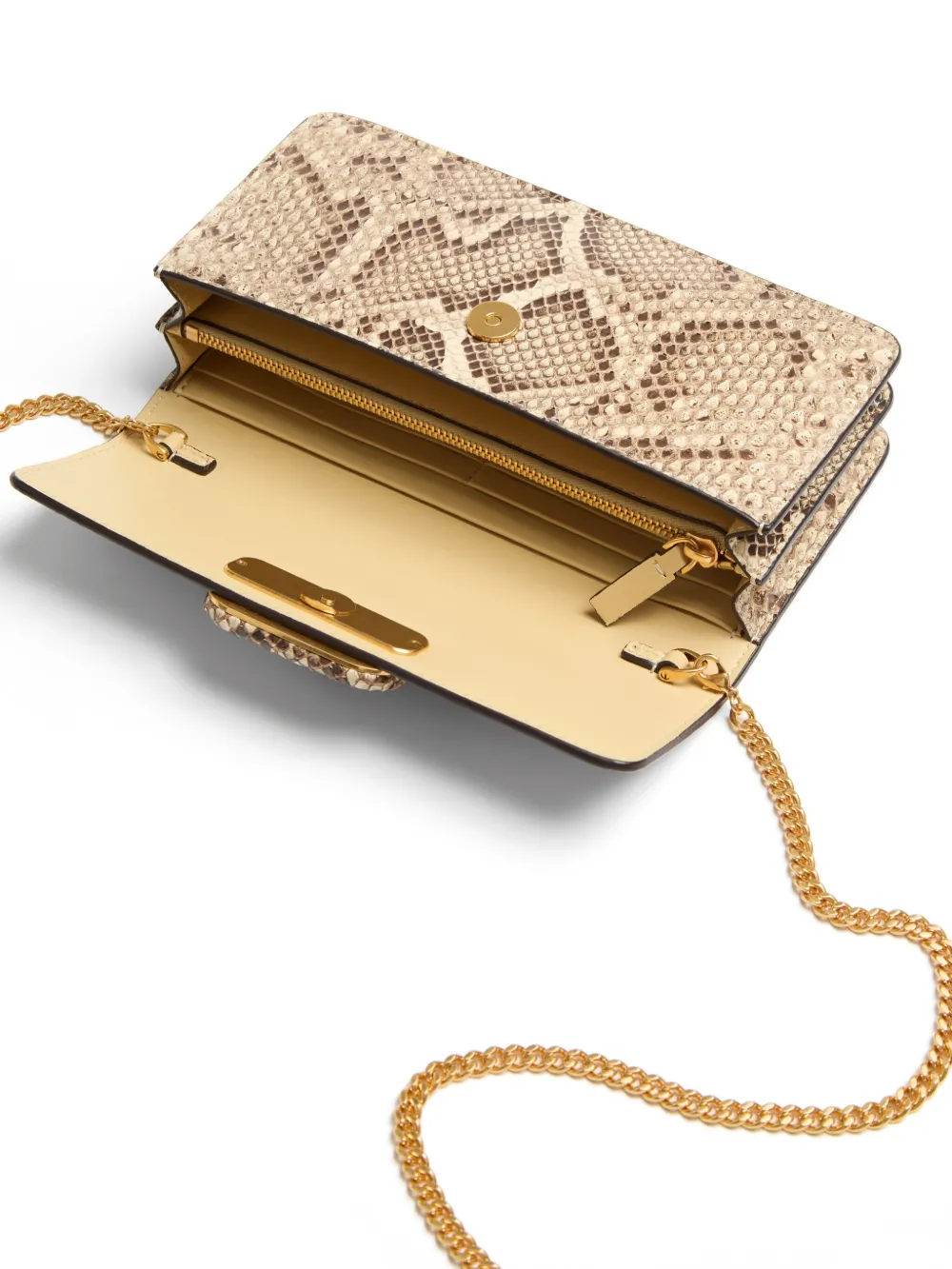 Valentino Vlogo Signature Wallet-on-chain In Neutrals