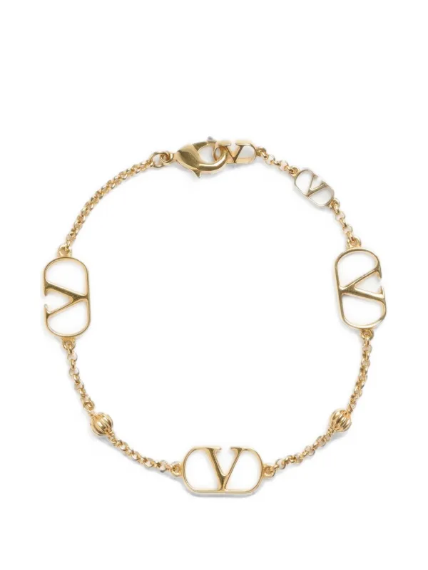 Valentino Garavani Vロゴ シグネチャー ブレスレット | ゴールド
