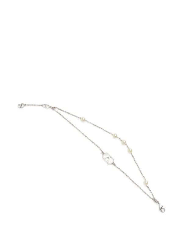 Valentino Garavani Vロゴ シグネチャー スワロフスキーパール