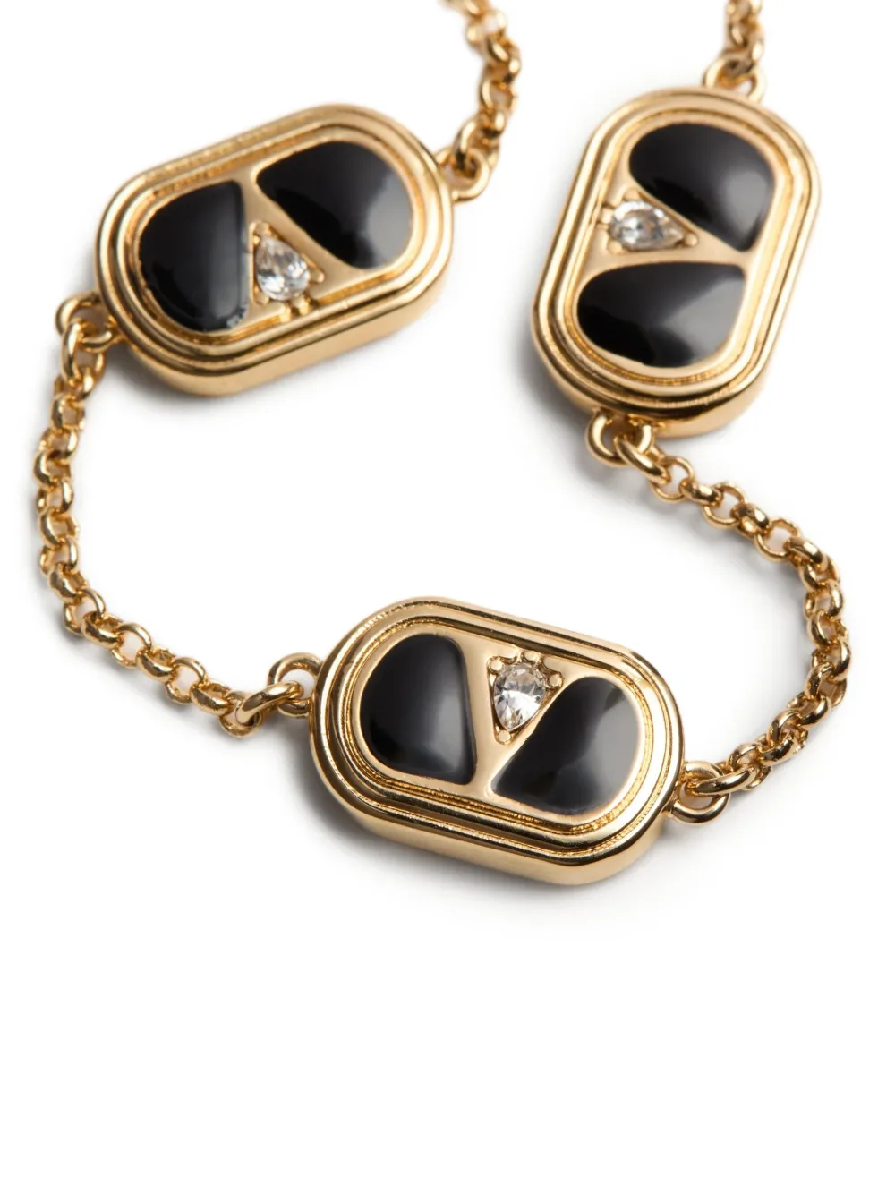 Valentino Oval Armband Mit Verzierung