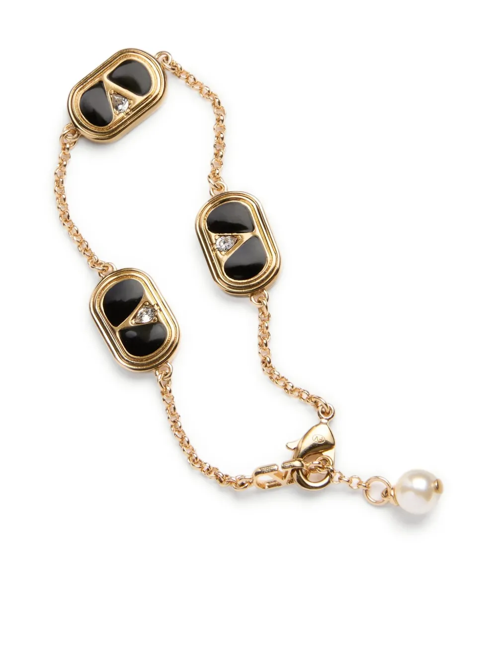 Valentino Oval Armband Mit Verzierung