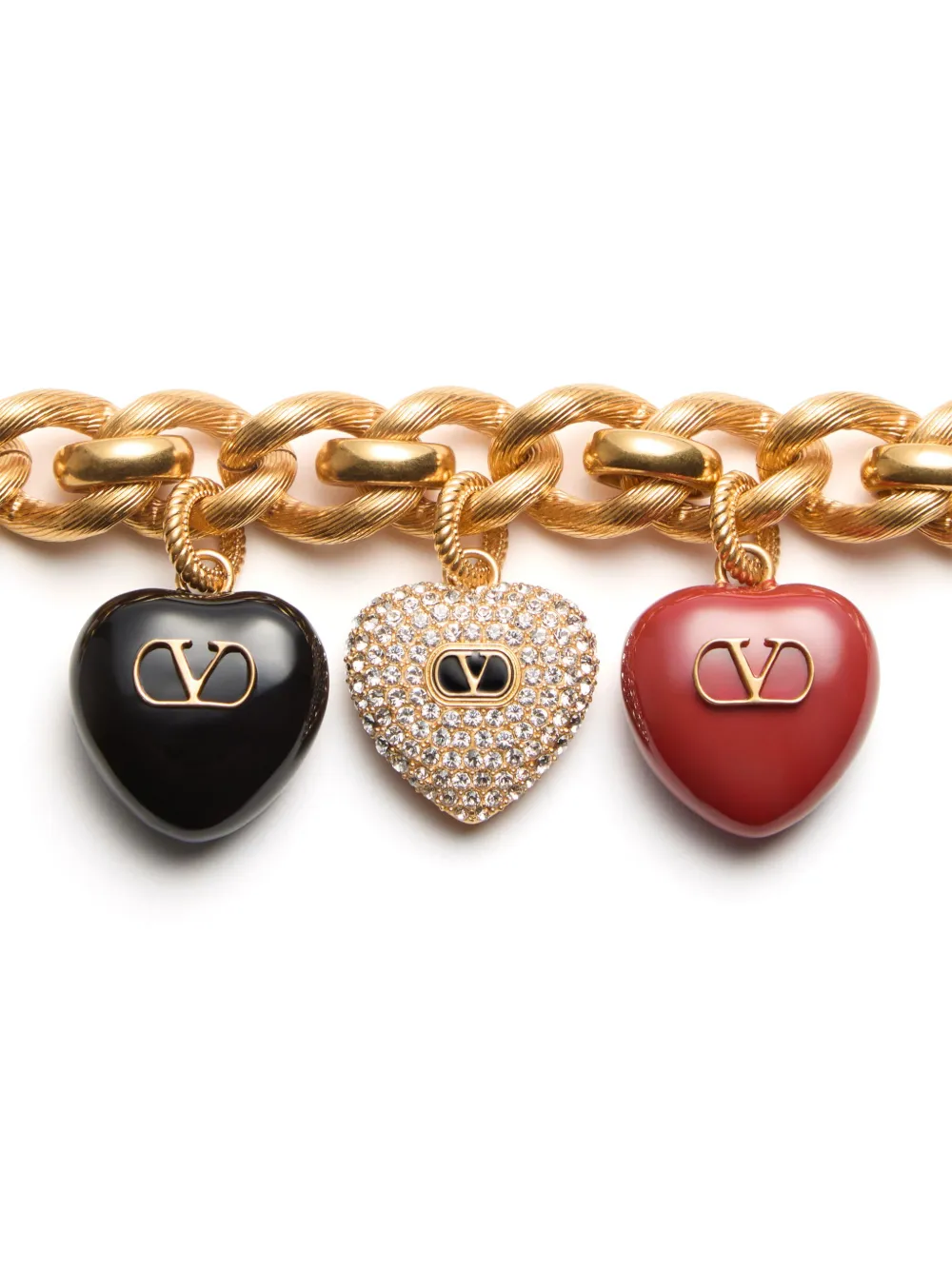 Valentino Garavani VLogo charm bracelet - Goud