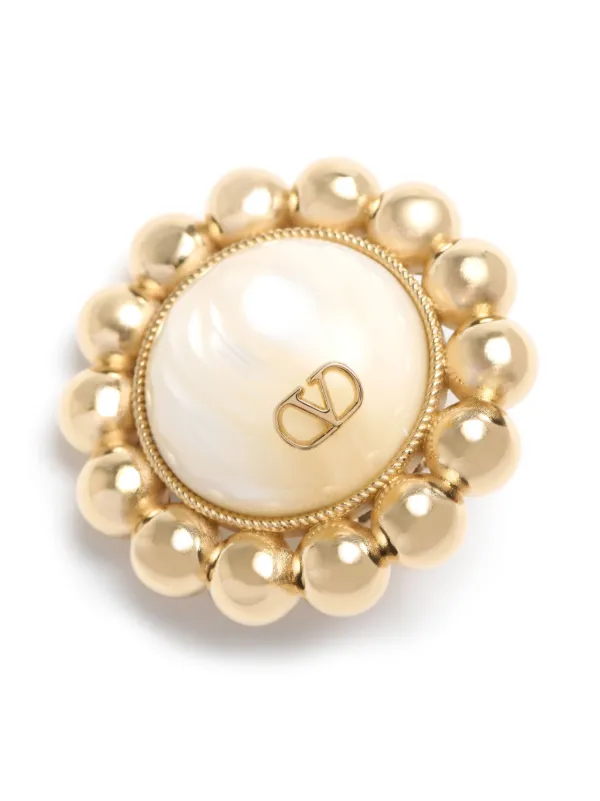 Valentino Garavani Pas Plus Earrings | Gold | FARFETCH UK
