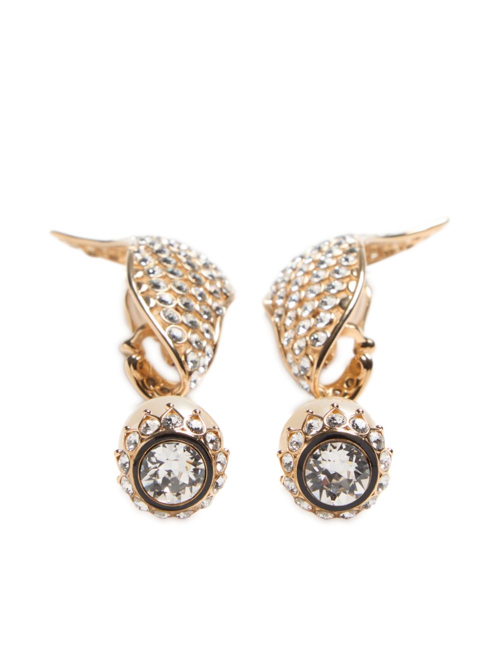 Valentino Garavani faux-pearl drop earrings - Goud