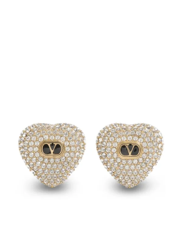 Valentino Garavani Coeur Royal ピアス | ゴールドトーン | FARFETCH JP