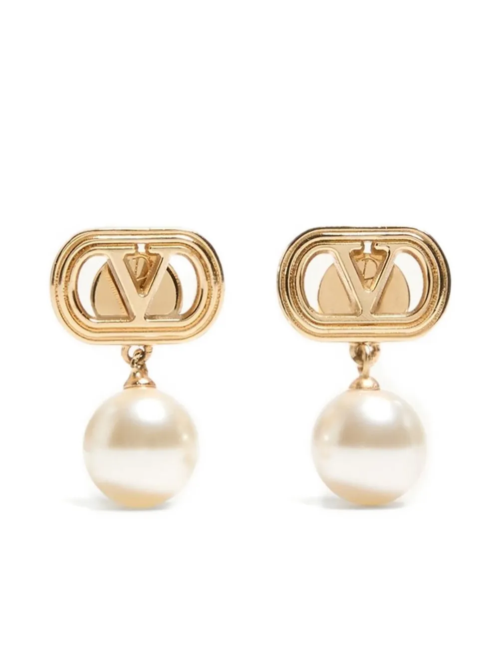 Ovalette drop earrings