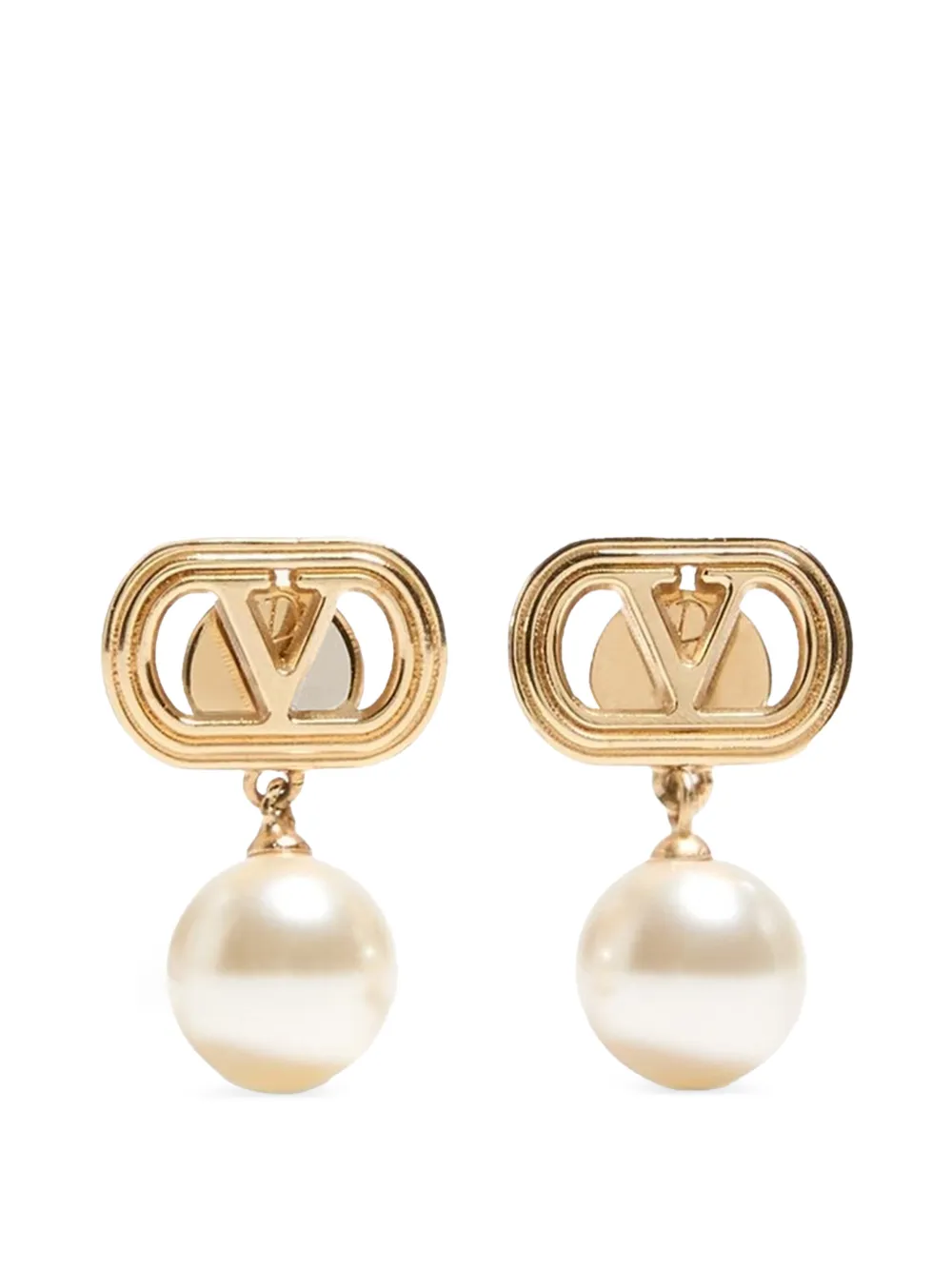 Valentino Garavani Ovalette Ohrringe - Gold