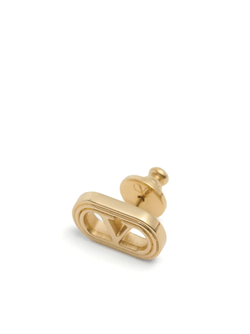 Valentino Ovalette Stud Earrings Featuring Oval Shape In Gold