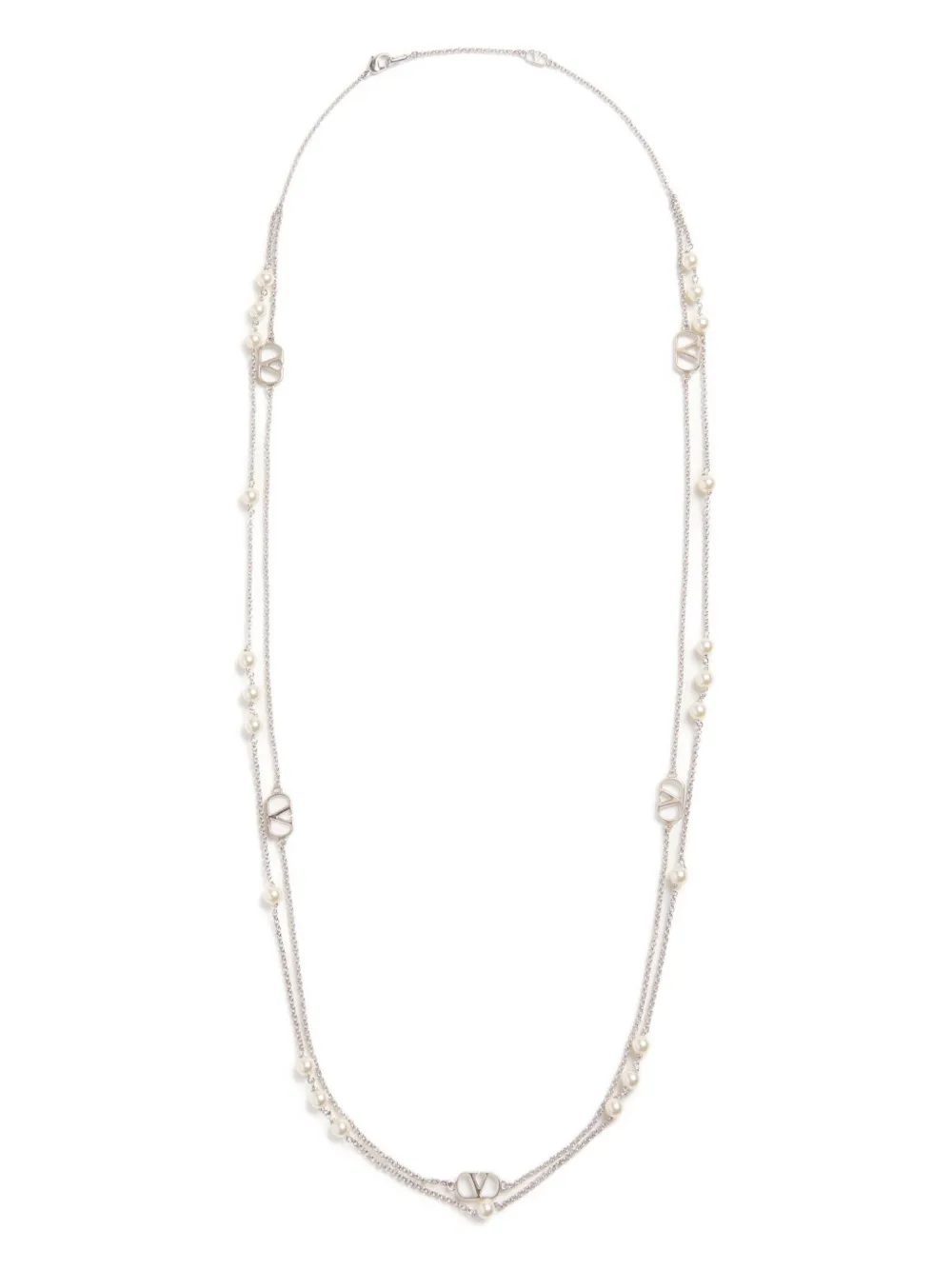 Valentino Garavani Collana VLOGO Signature - Argento