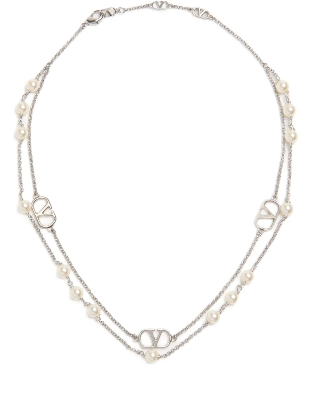 Valentino Garavani VLogo Signature necklace | Silver | Image 1