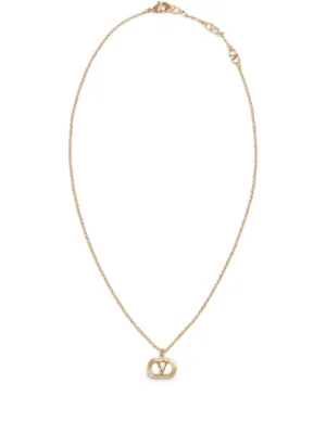 ヴァレンティノ Valentino Garavani Ovalette Necklace Valentino Garavani Ovalette Necklace In Metal, Enamel And