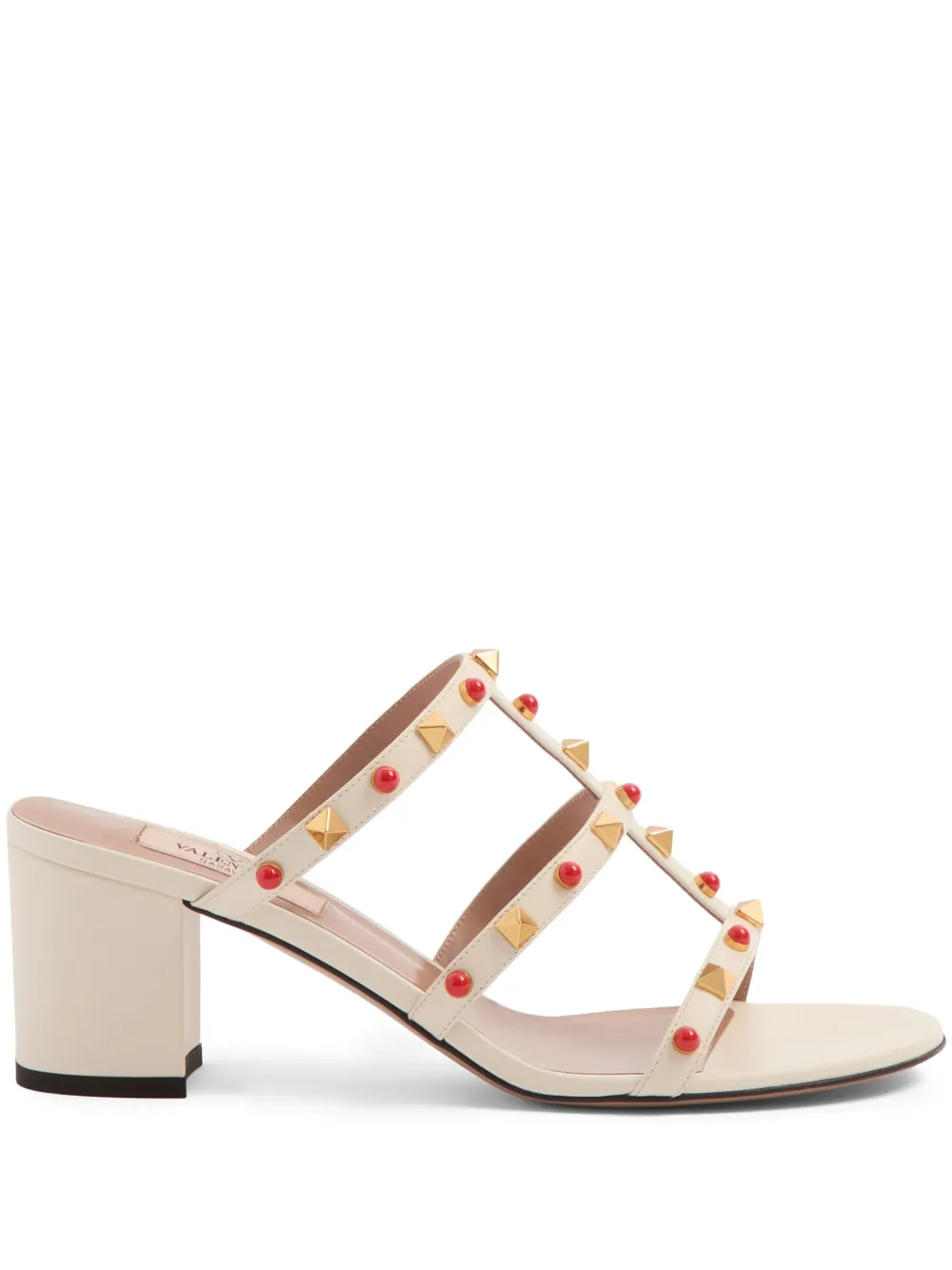 Valentino Garavani 60mm Rockstud sandals Neutrals