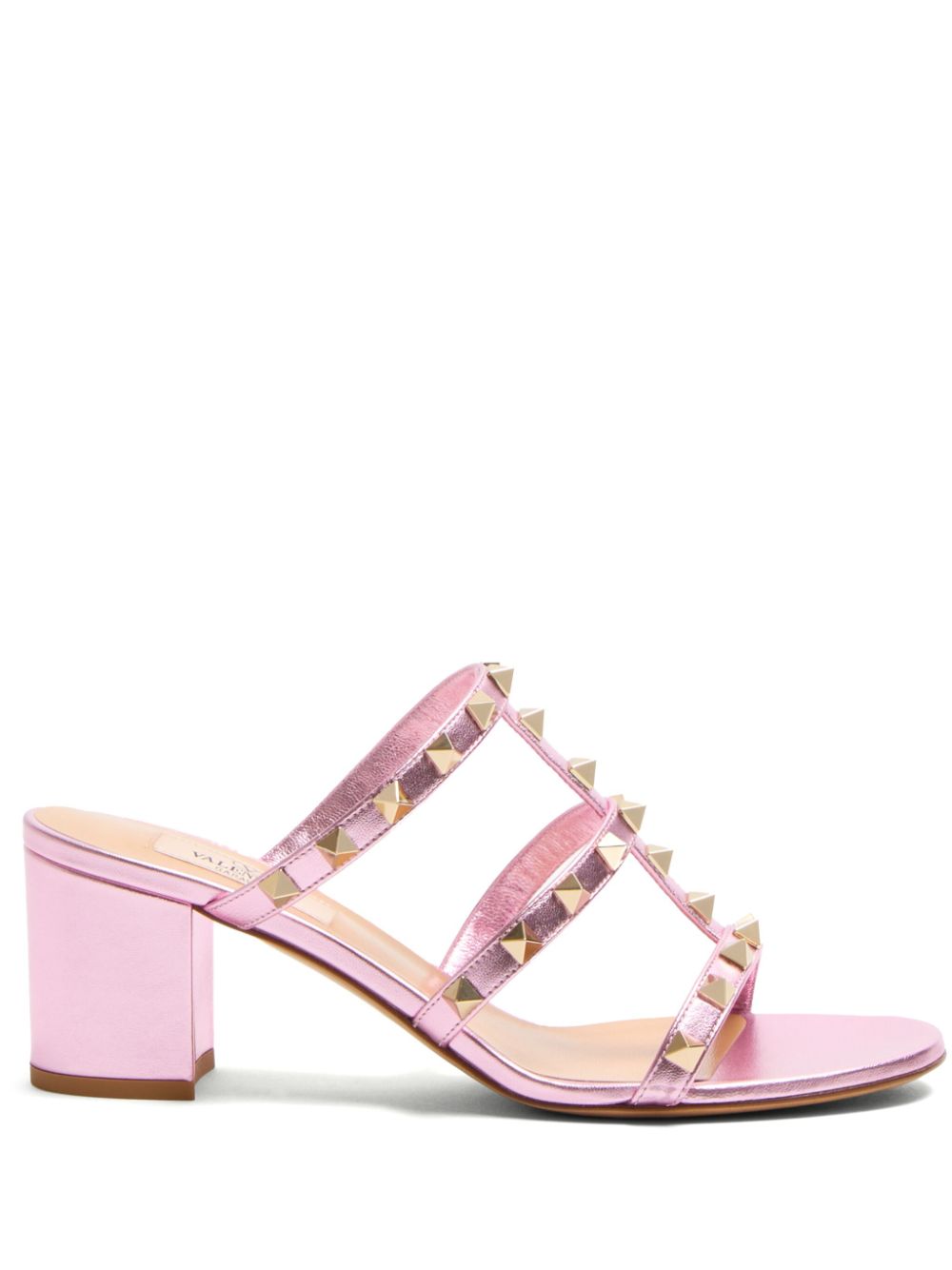 Valentino Garavani Rockstud 60 mm sandalen Roze