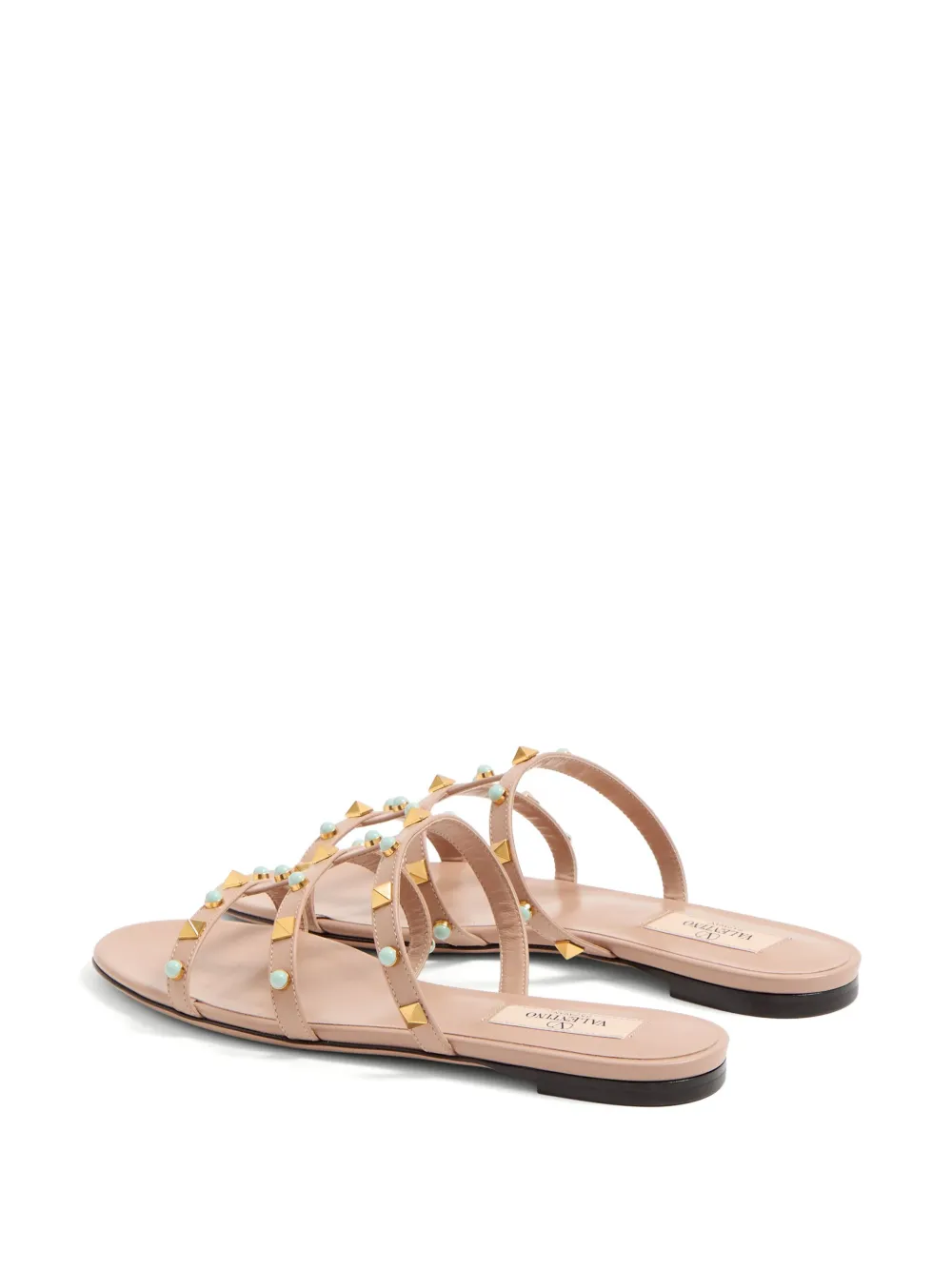 Valentino Garavani Rockstud slides Neutrals