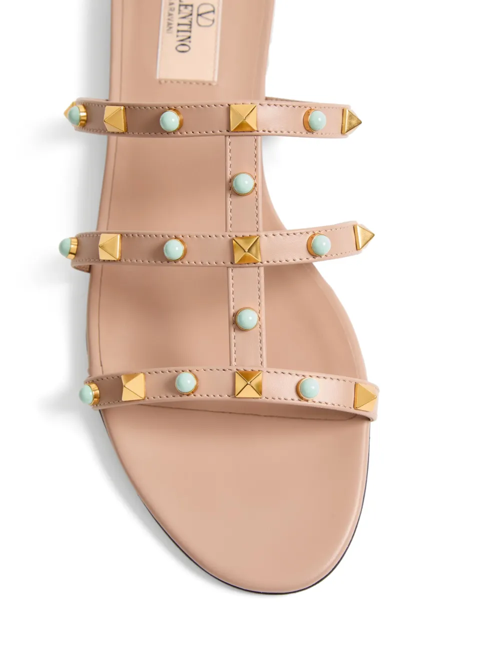 Valentino Garavani Rockstud slides Neutrals