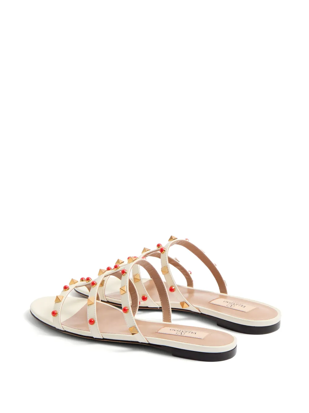 Valentino Garavani Rockstud sandalen Beige