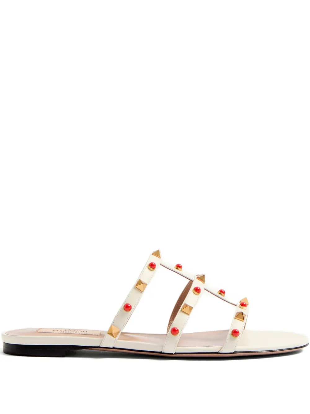 Valentino Garavani Rockstud sandalen Beige