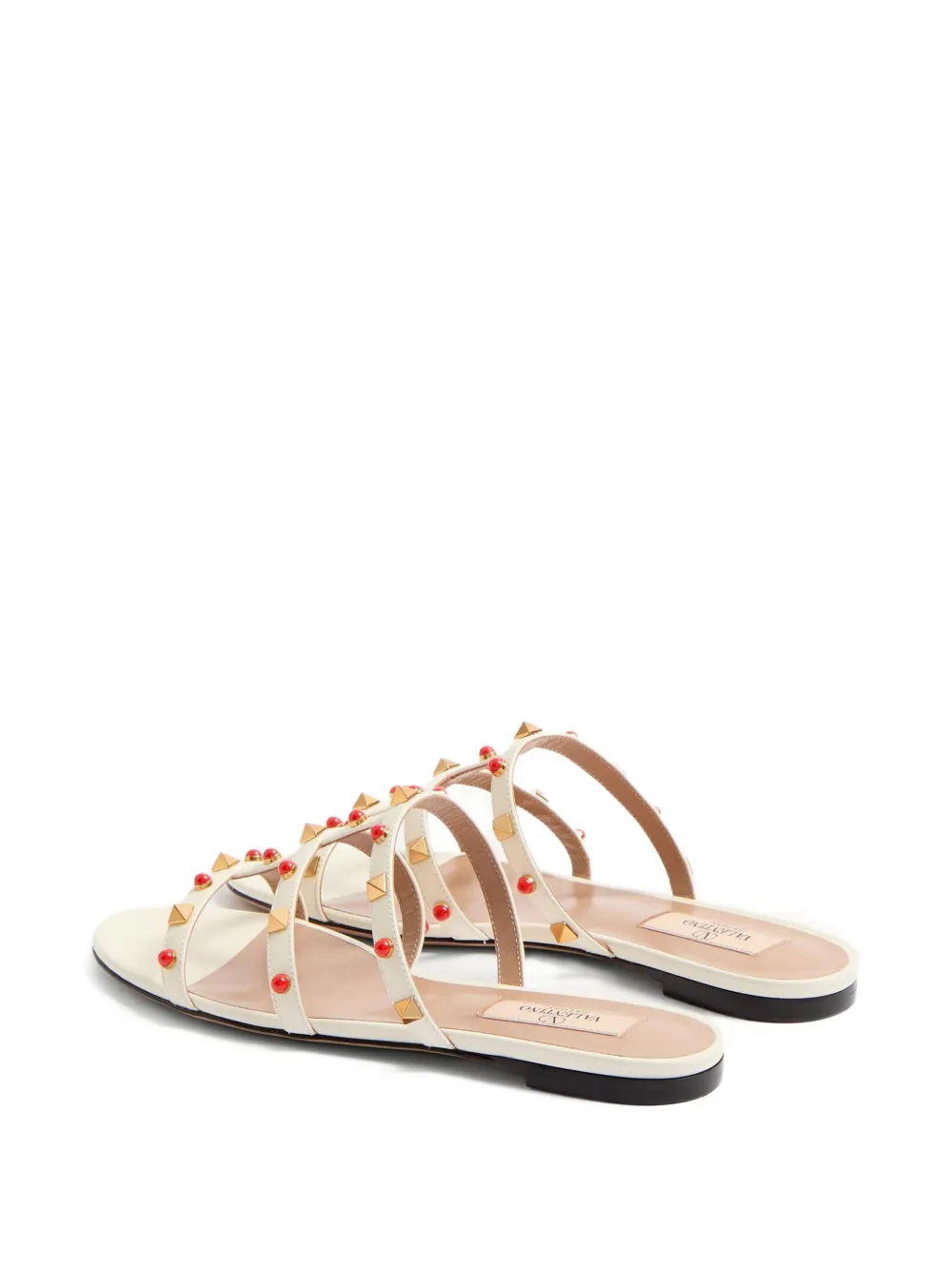 Valentino Garavani Rockstud sandalen Beige