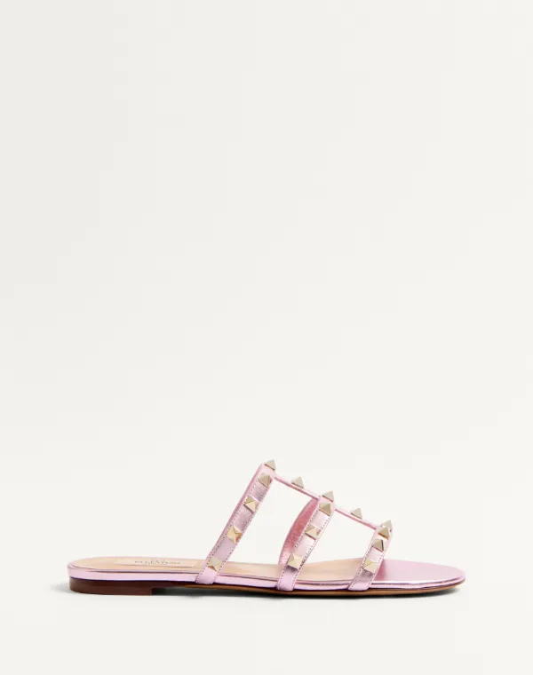 ☆人気☆【VALENTINO】☆ロック スタッズ サンダル ピンク☆ Valentino Garavani ロックスタッズ サンダル | ピンク