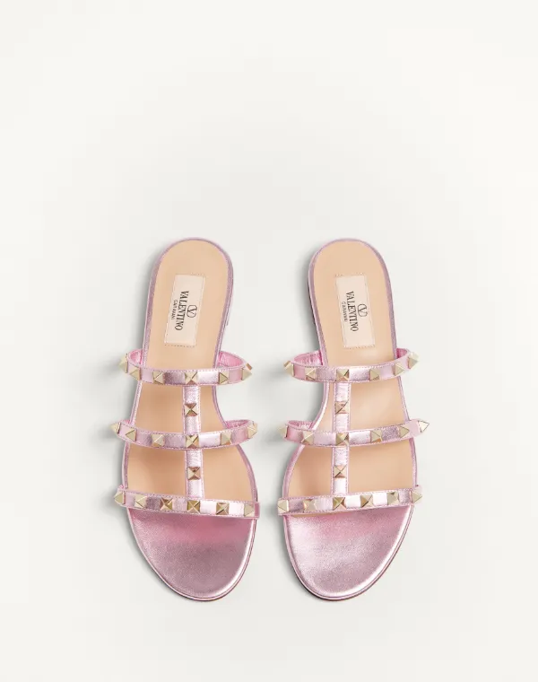 ★関税込★VALENTINO★ロック スタッズ サンダル ピンク★ ☆関税込☆VALENTINO☆ロック スタッズ サンダル ピンク☆