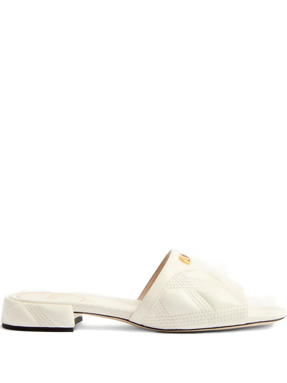 Valentino Garavani 20 mm Quiltie 67 sandalen Wit