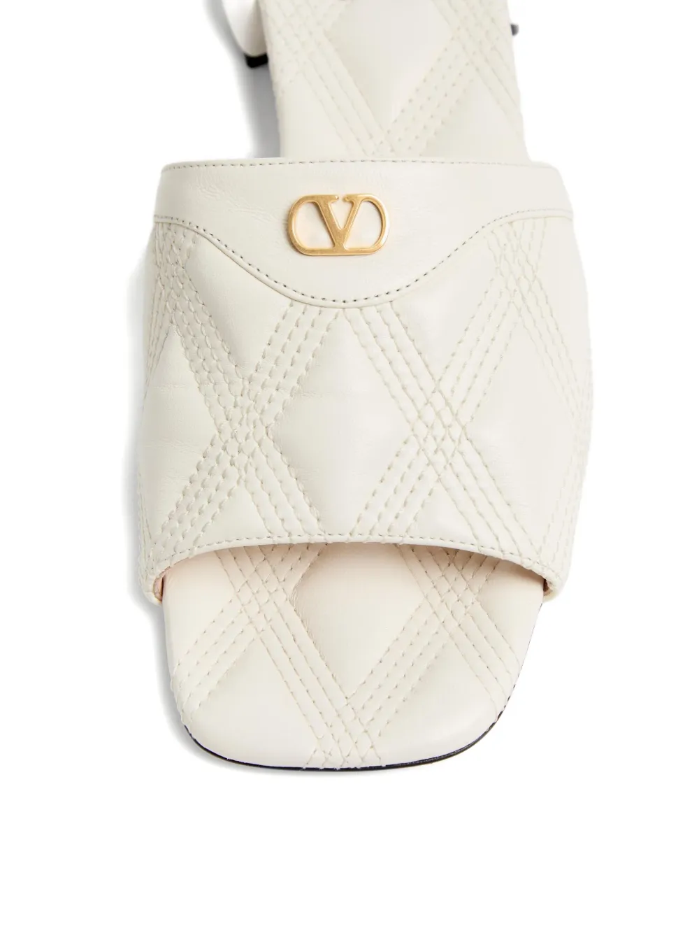 Valentino Garavani 20 mm Quiltie 67 sandalen Wit