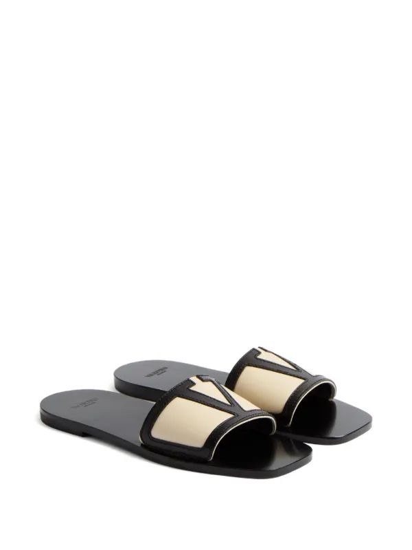 Valentino Garavani Viva Superstar Sandals | Black | FARFETCH