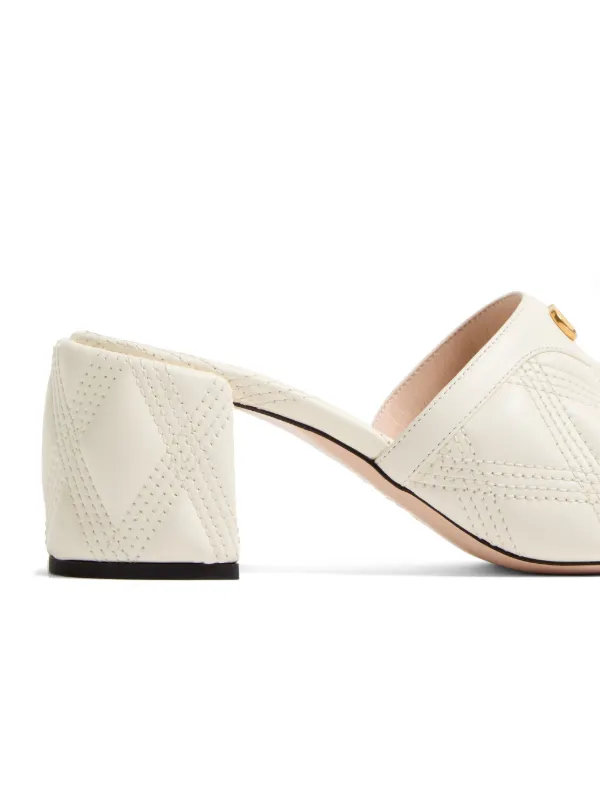 Valentino Garavani 60mm Quiltie 67 Sandals | White | FARFETCH