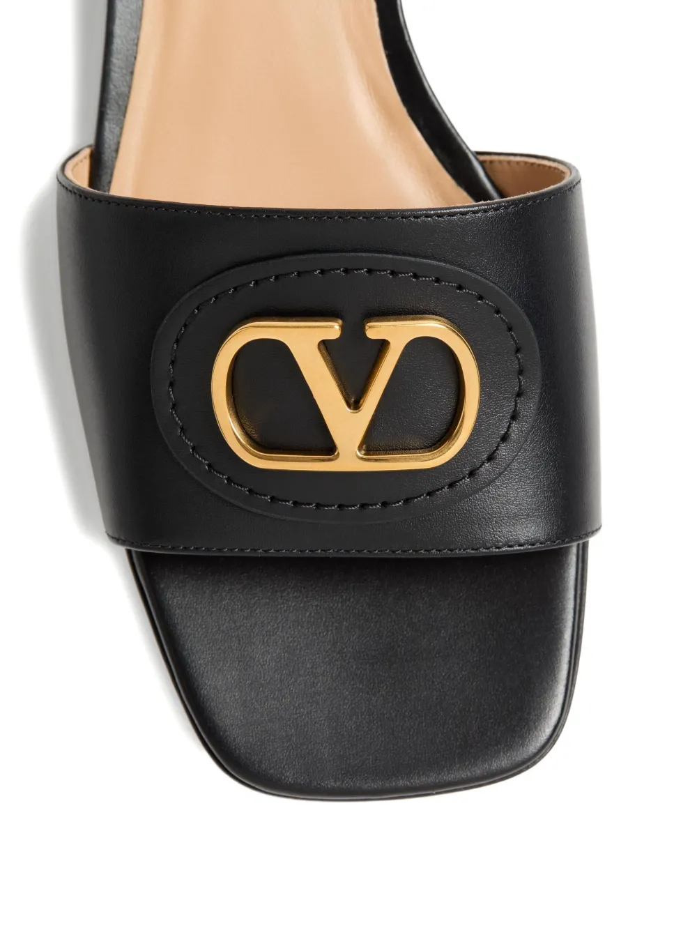 Valentino Garavani 20 mm VLogo Signature slippers Zwart