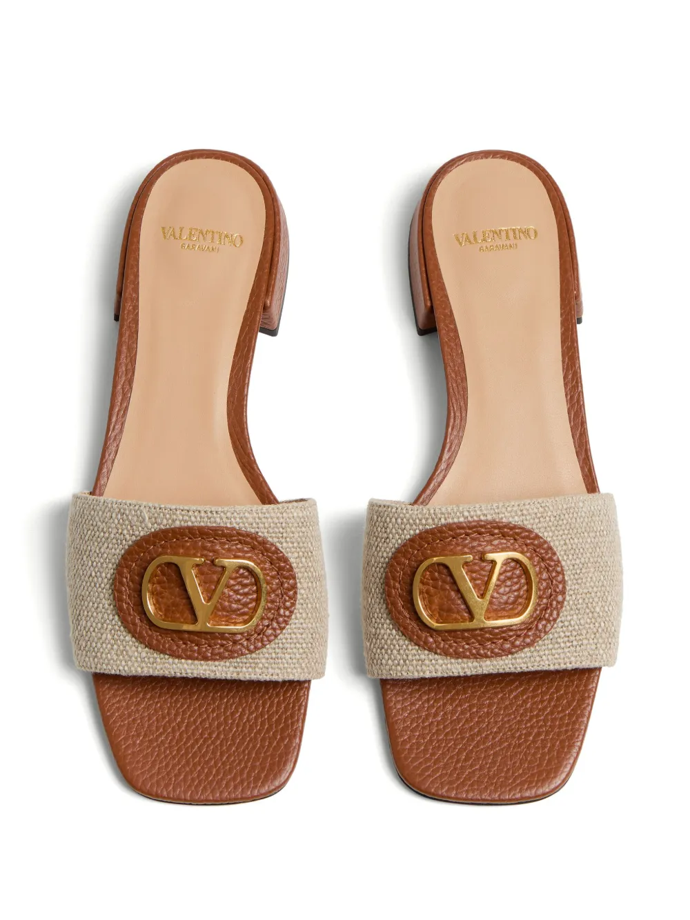 Valentino Garavani VLogo sandals Neutrals