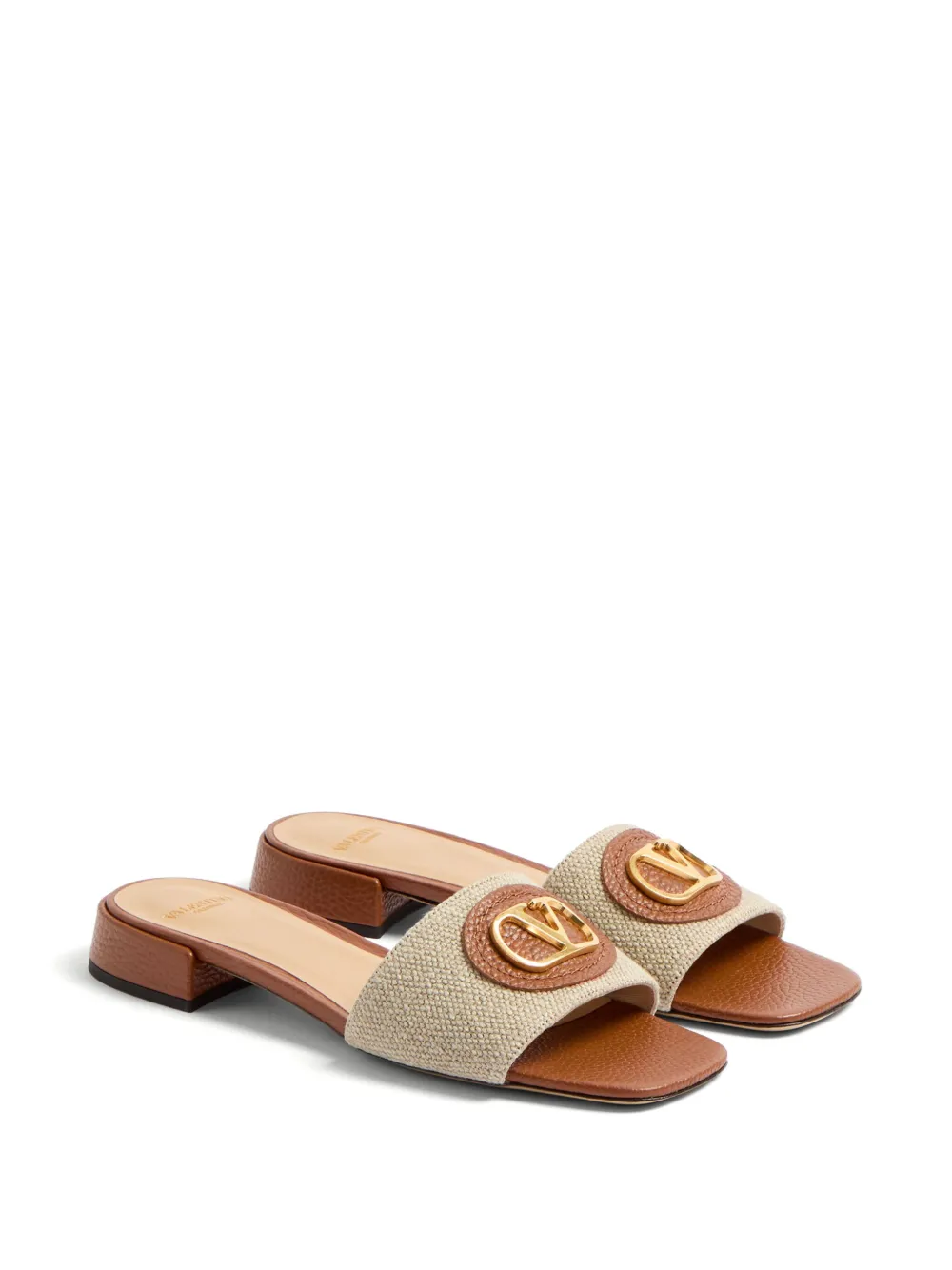 Valentino Garavani VLogo sandals Neutrals