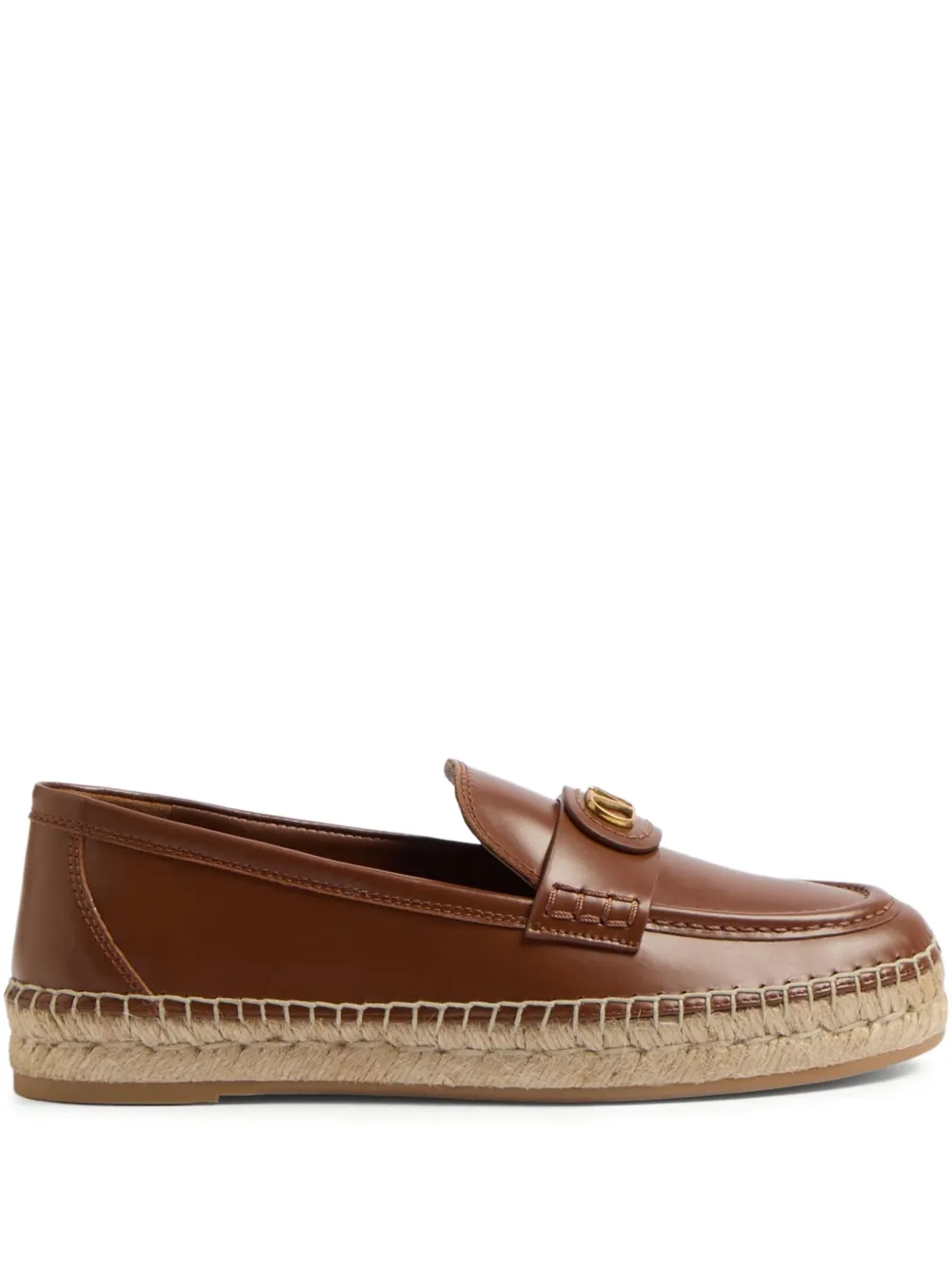 Valentino Garavani 20mm VLogo Signature loafers Brown