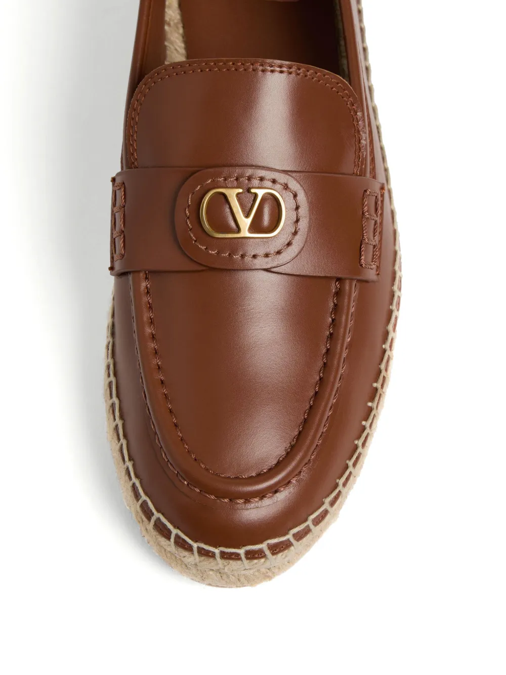 Valentino Garavani 20mm VLogo Signature loafers Brown