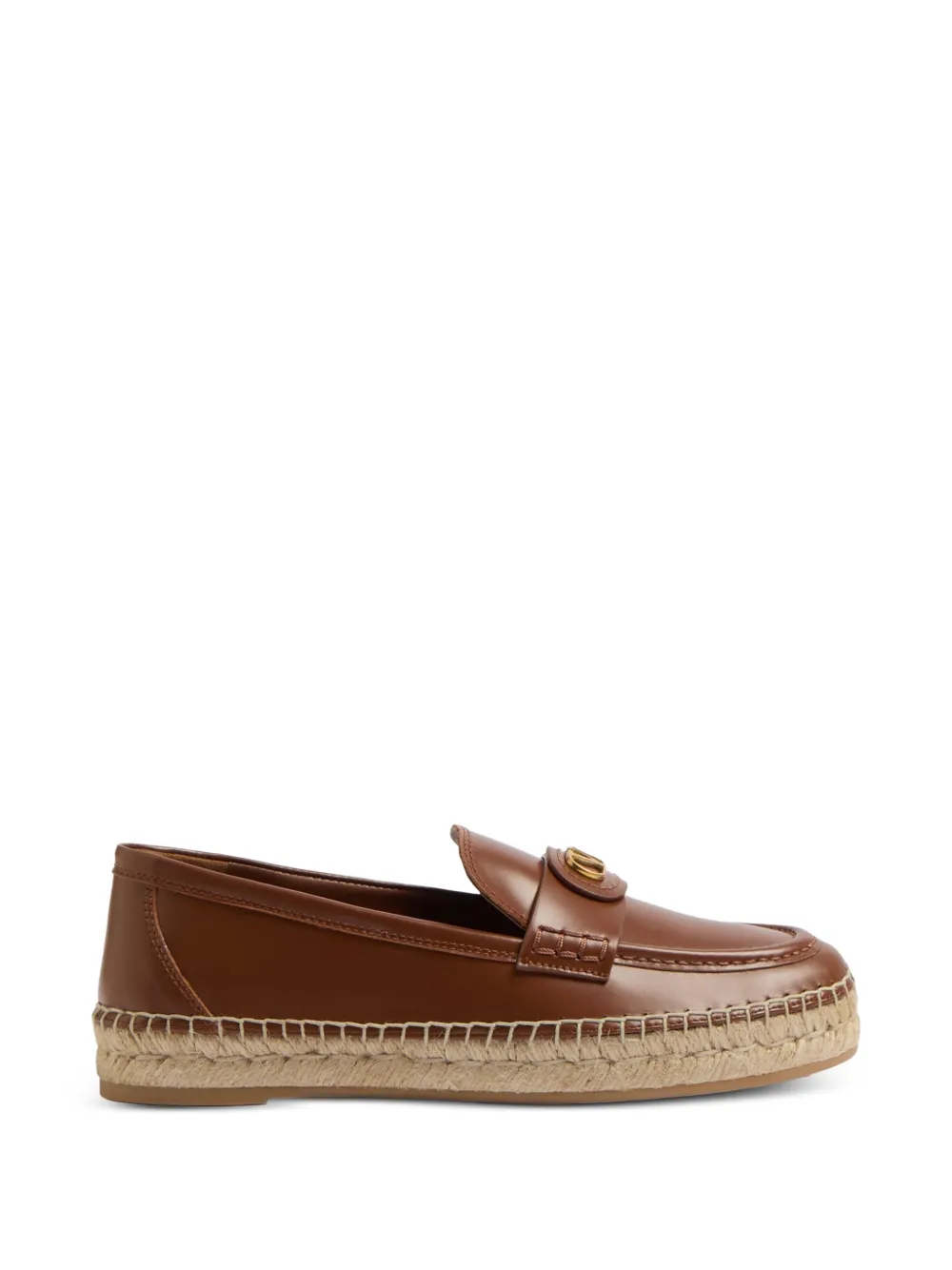 Valentino Garavani 20mm VLogo Signature loafers - Brown