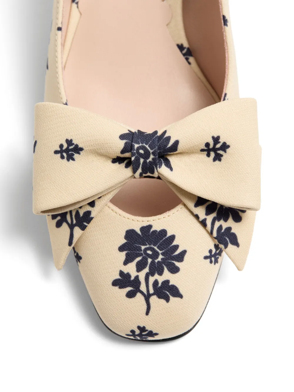 Valentino Garavani 45mm Bowow Décolleté pumps Beige