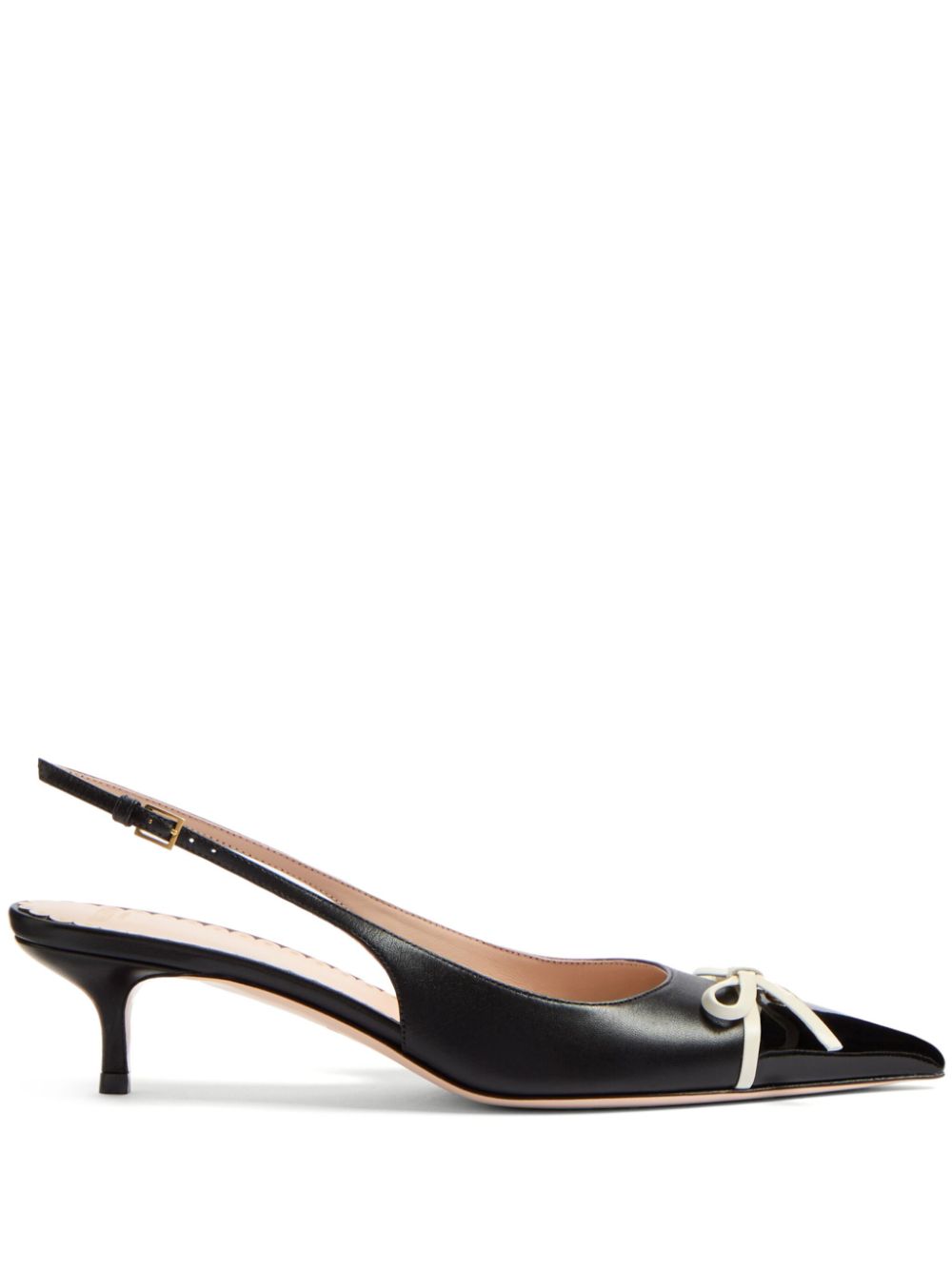 Valentino Garavani bow-detail slingback pumps Black