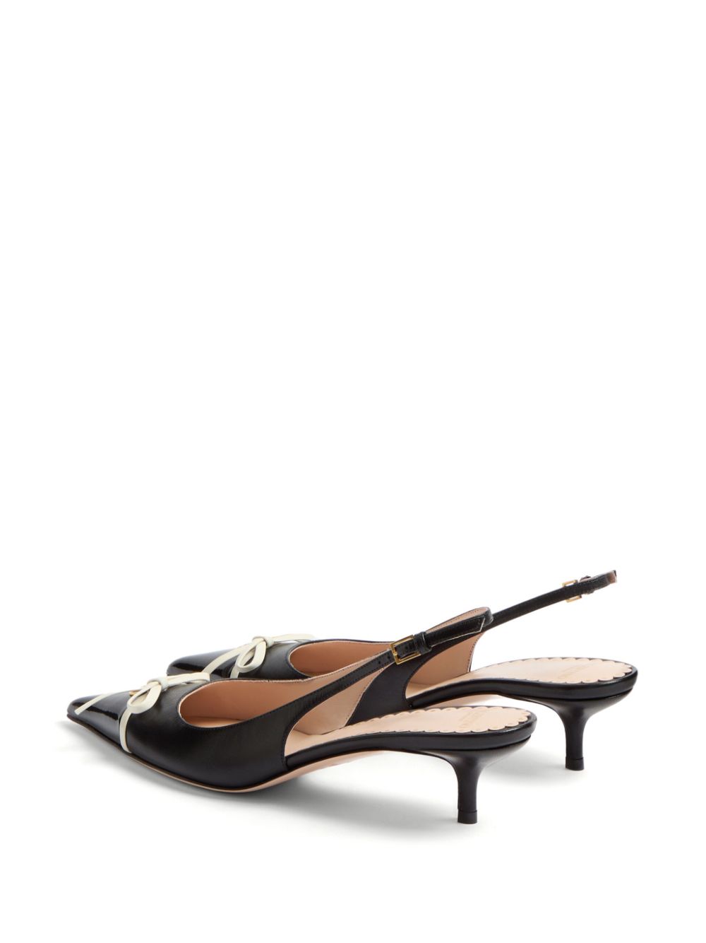 Valentino Garavani bow-detail slingback pumps Black