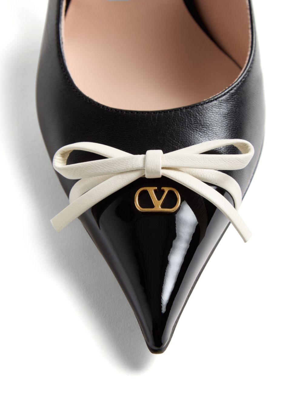 Valentino Garavani bow-detail slingback pumps Black