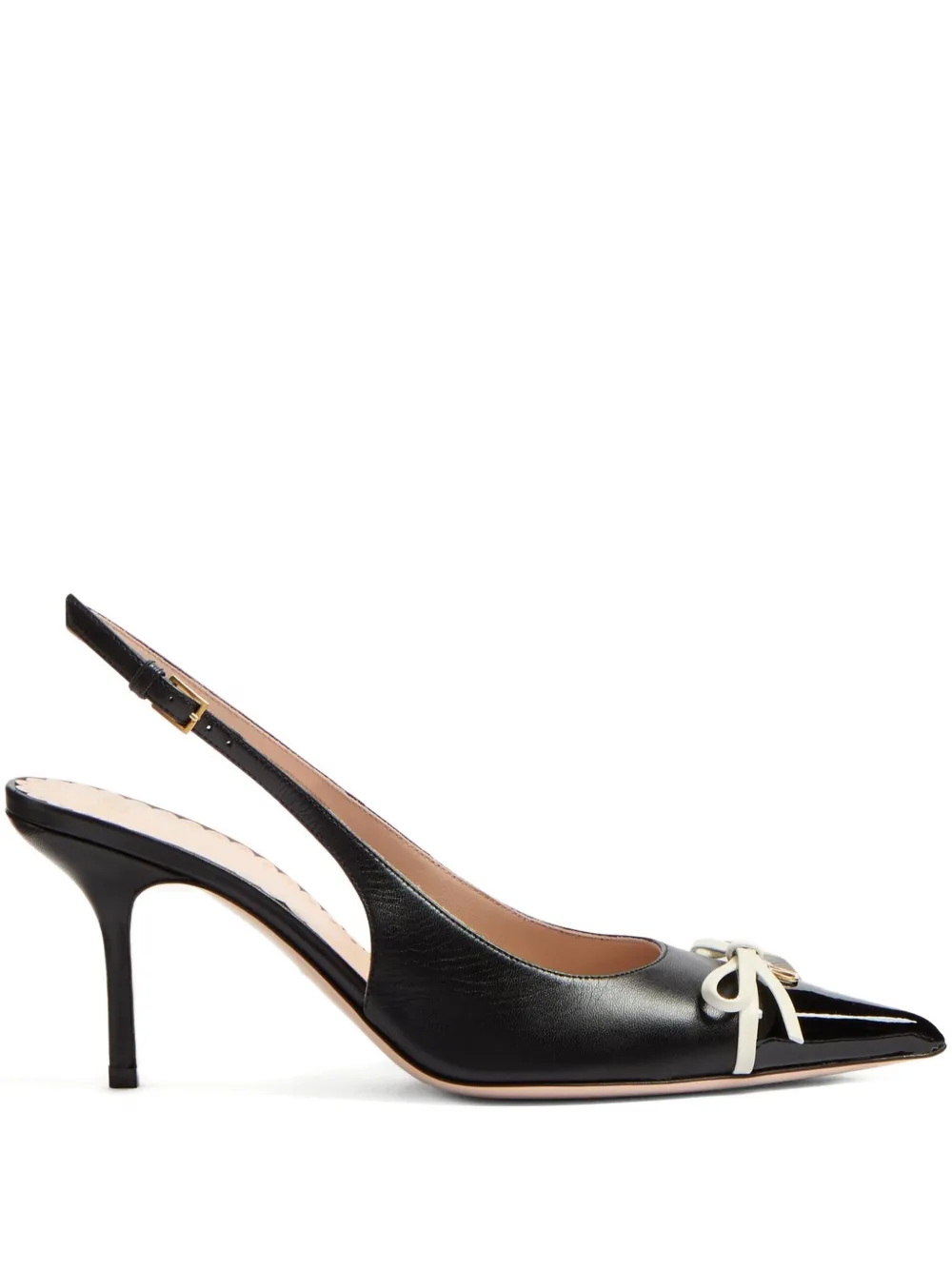 Valentino Garavani 80 mm Bepointy slingback pumps Zwart