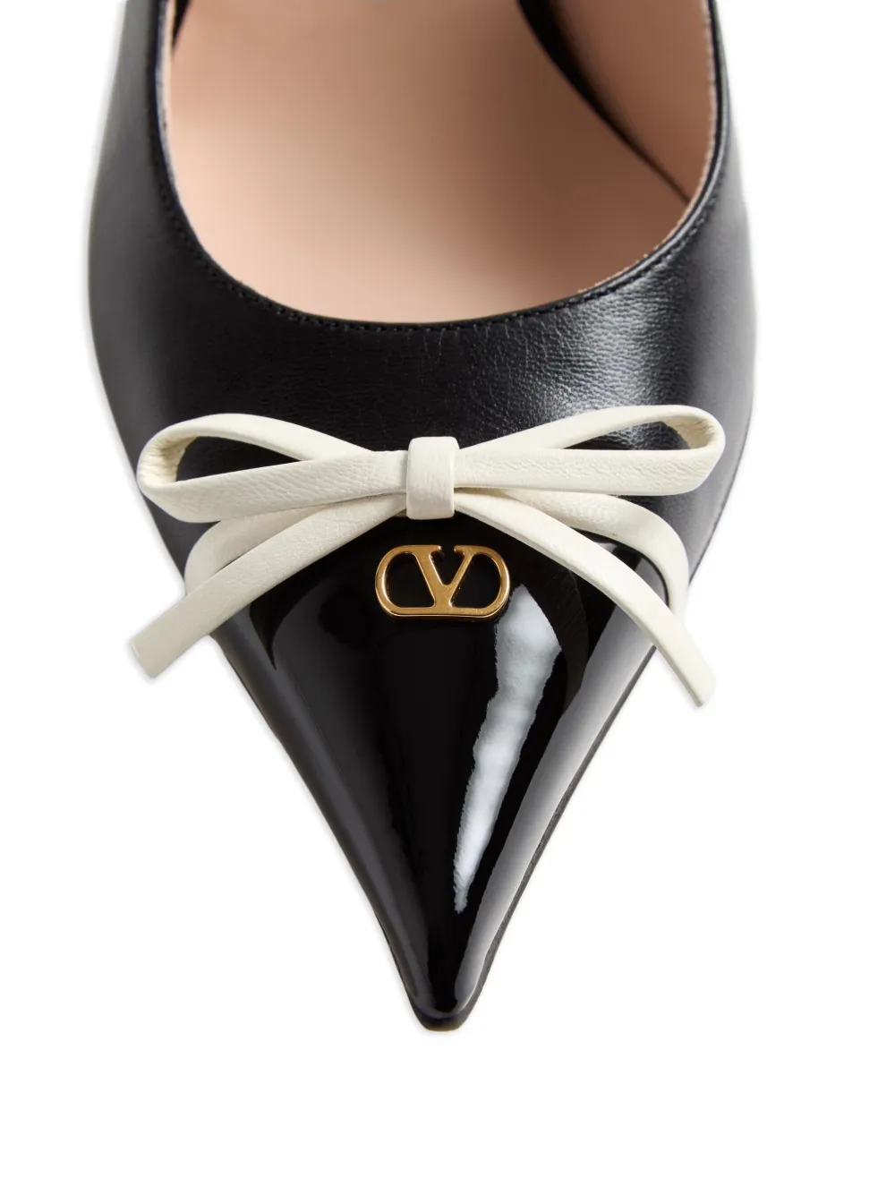 Valentino Garavani 80 mm Bepointy slingback pumps Zwart