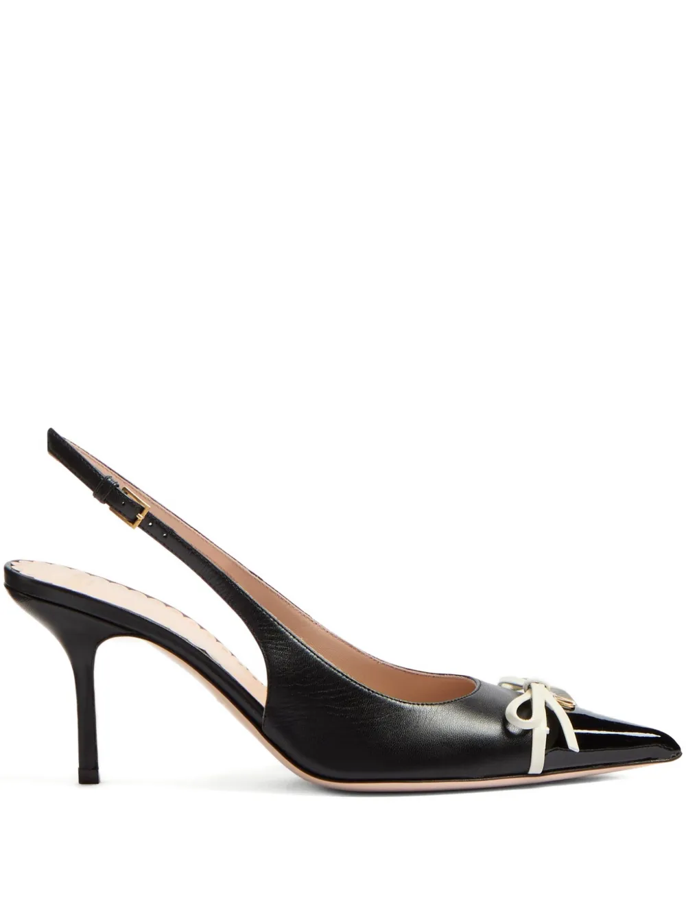 Valentino Garavani 80 mm Bepointy slingback pumps Zwart