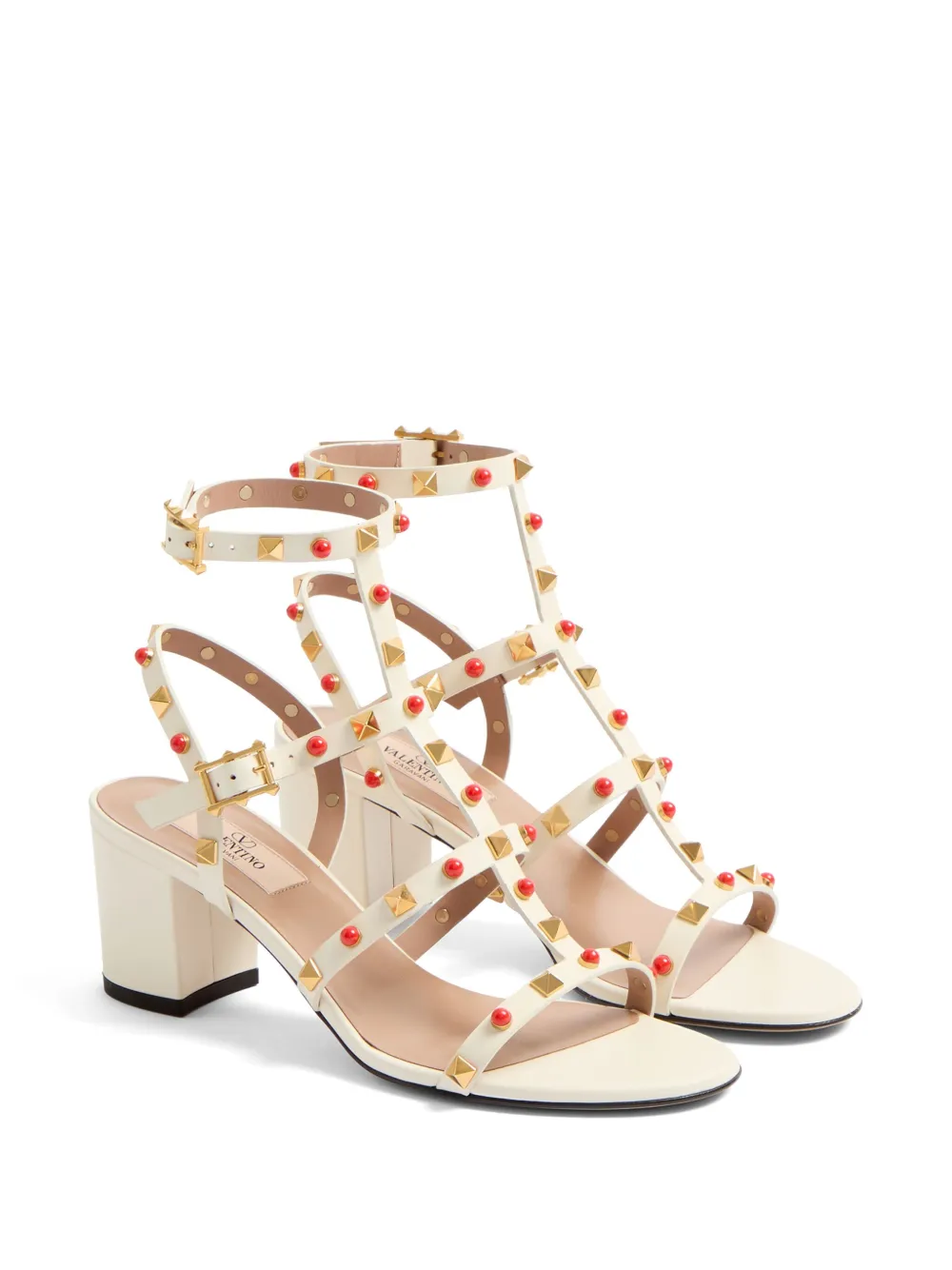 Valentino Garavani Rockstud sandals Neutrals