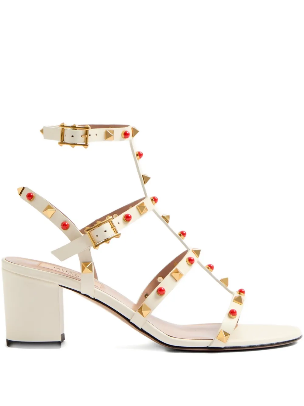 Valentino Garavani Rockstud sandalen Beige