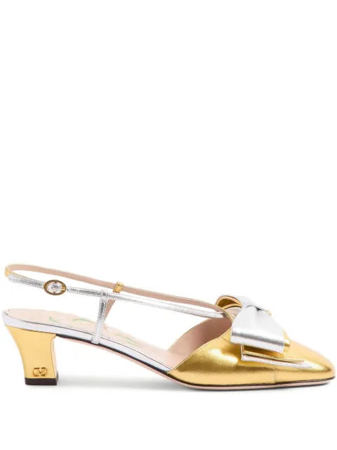 Valentino Garavani 45mm Bowow slingback pumps
