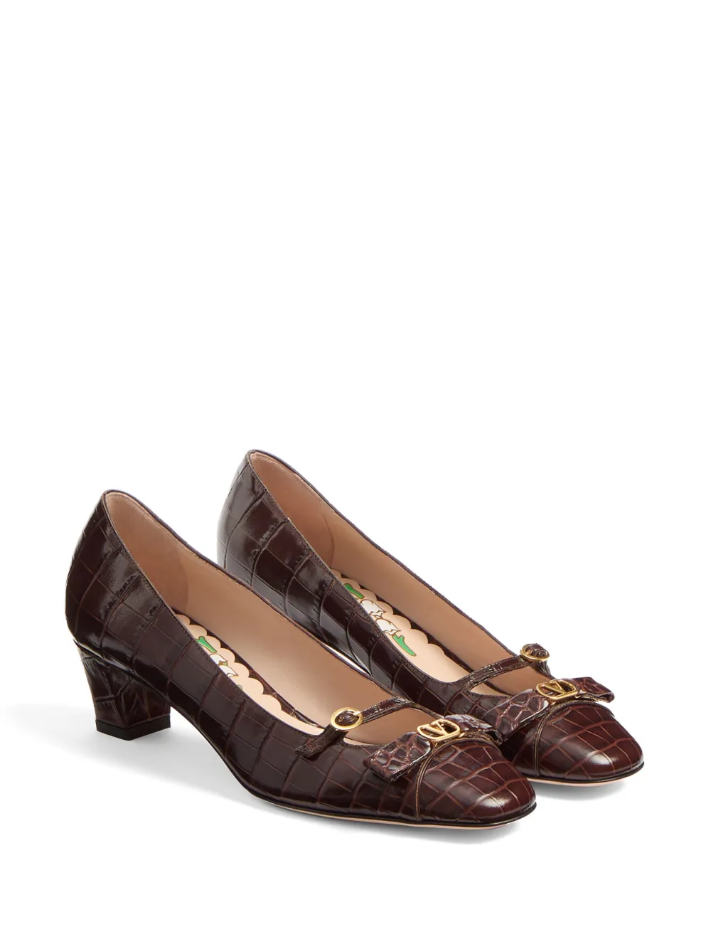 Valentino Garavani 45mm Bowow Décolleté pumps - Bruin