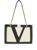 Valentino Garavani medium Viva Superstar leather tote bag - Neutrals