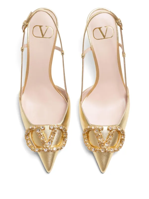 サンダル・ミュール VALENTINO SS25 SLING BACK VLOGO SIGNATURE (6W0S0Q70 TMKLZ8) Valentino Garavani 80mm VLogo Signature Slingback Pumps