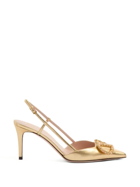 Valentino Garavani حذاء بشعار الماركة V المميز بسير خلفي وكعب 80 ملم